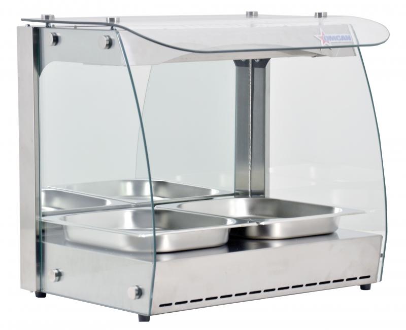 66 L Single-Shelf Full Service Heated Display Case